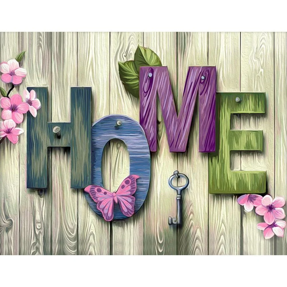 Big Size Square Diamond Painting - Home (40*50cm)