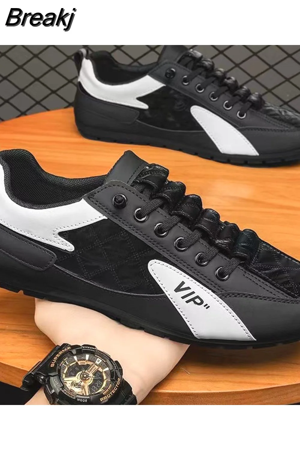 Breakj men 2023 New Style lat-soled Wild Flat-bottomed Summer Thin Section Baotou Half Slippers