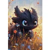 Dragon On The Grass-11CT Stamped Cross Stitch 40*60cm/15.75*23.62in (Big Size)