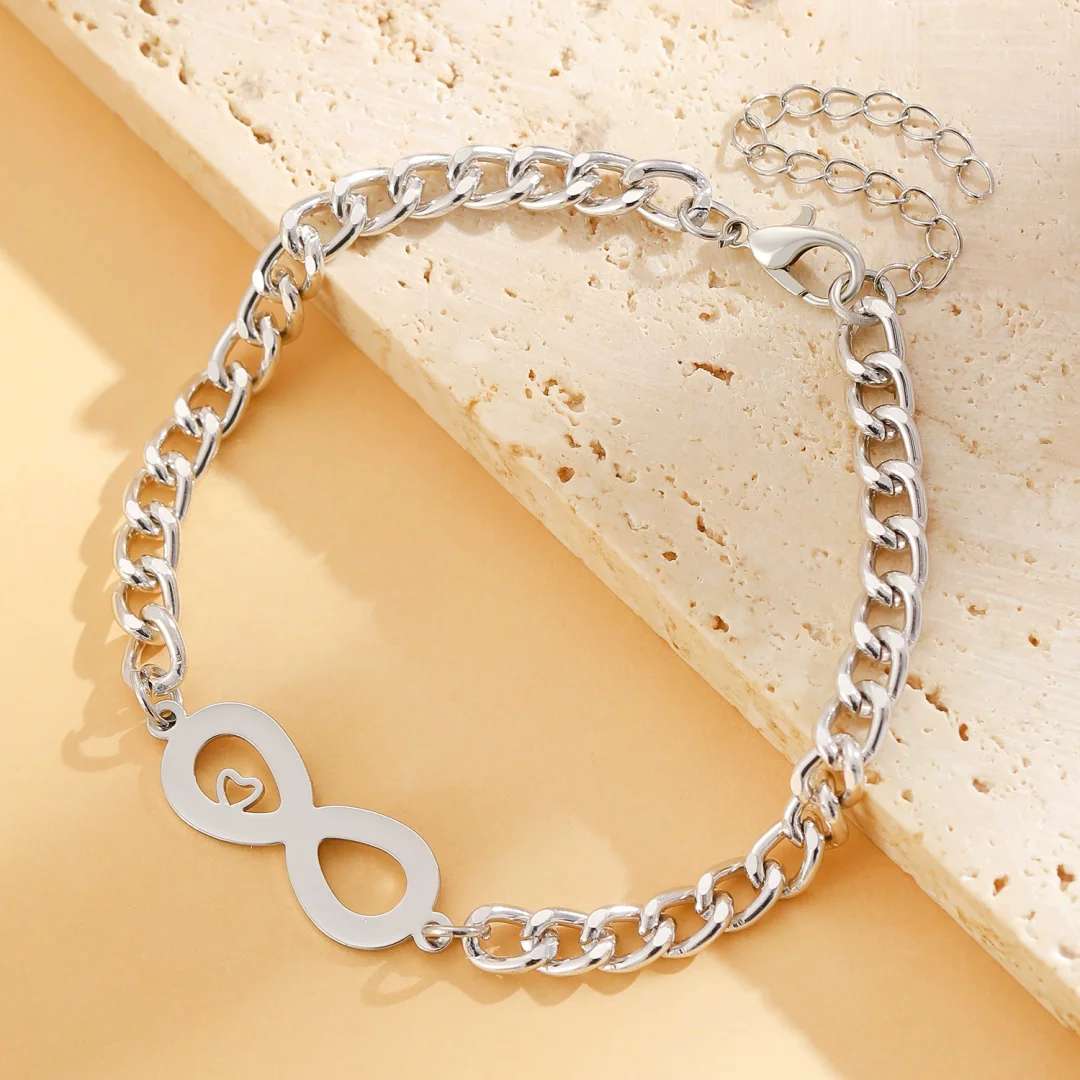 Infinity Symbol Number 8 Love Bracelet