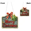 >SALE<Acrylic Christmas Diamond Art Painting Hanging Ornament Kit (Merry Christmas)