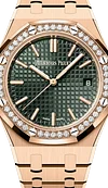Rose Gold 904L Steel Khaki Green Dial - Watch - 37mm