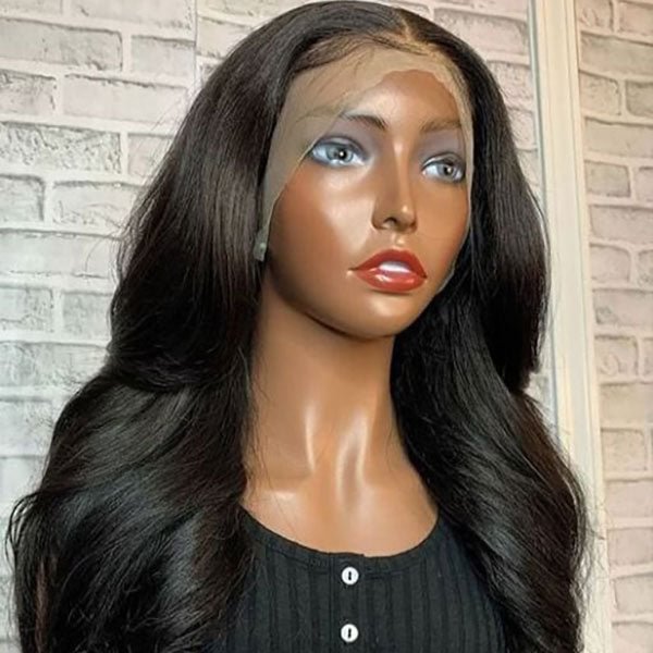 Junoda Hair Body Wave   T Part Lace Wigs Brazilian Remy Human Hair Wigs For Women 150% Density