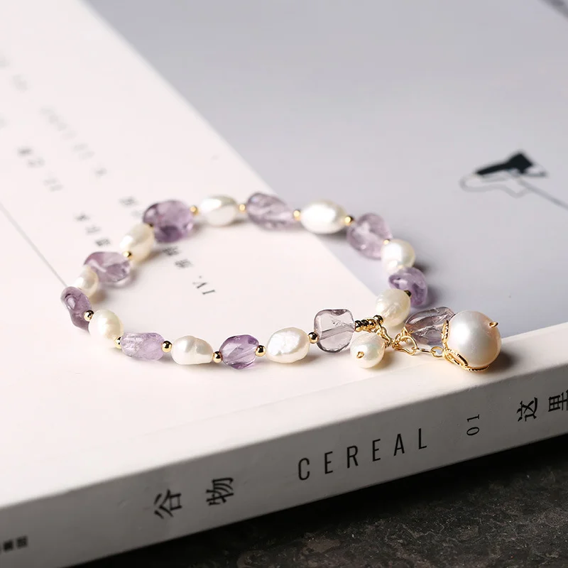 Companion Pearl crystal bracelet