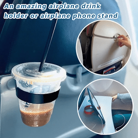 Airplane Drink or Phone Holder