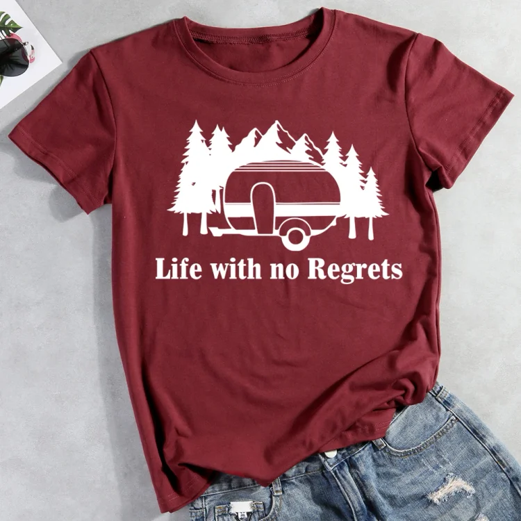 AL™  Life with no regrets T-Shirt-013178-Annaletters