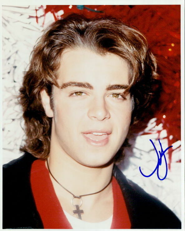 Joey Lawrence (Blossom) signed 8x10 Photo Poster painting