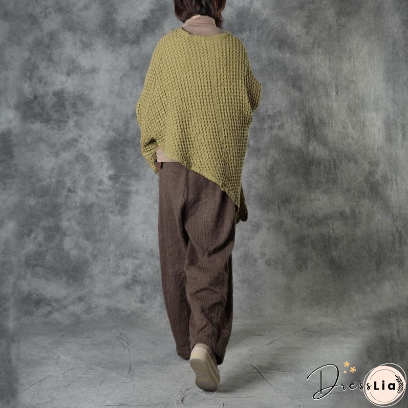 Women Spring Casual Irregular Sweater