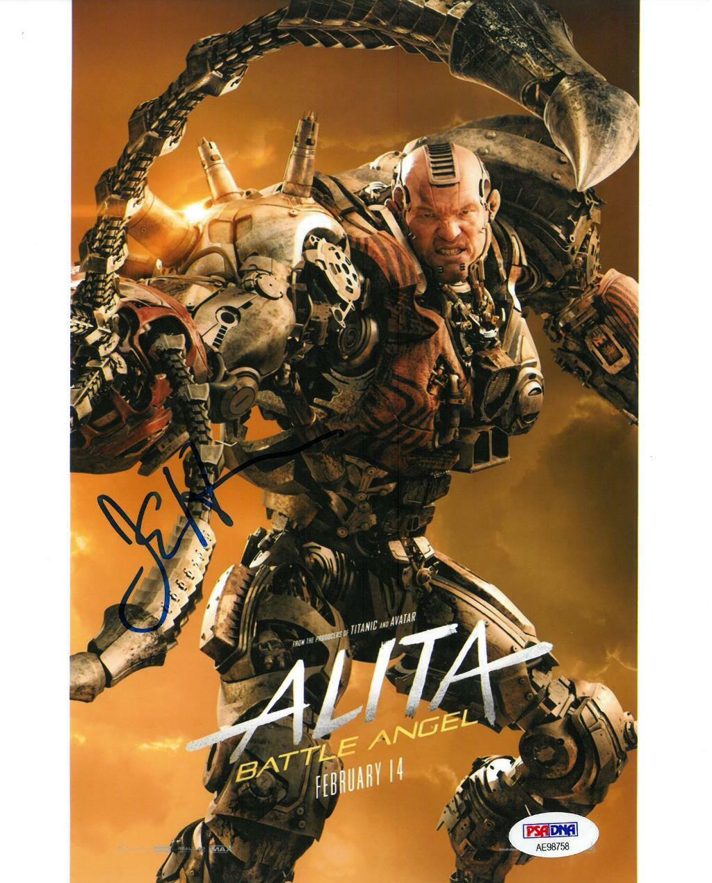 Jackie Earle Haley Signed Alita Battle Angel Auto 8x10 Photo Poster painting PSA/DNA #AE98758