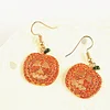 Boucles d'oreilles citrouille d'Halloween
