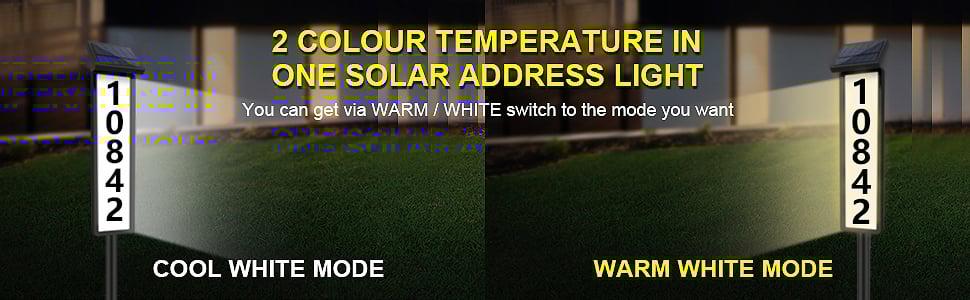 solar light 2 colour