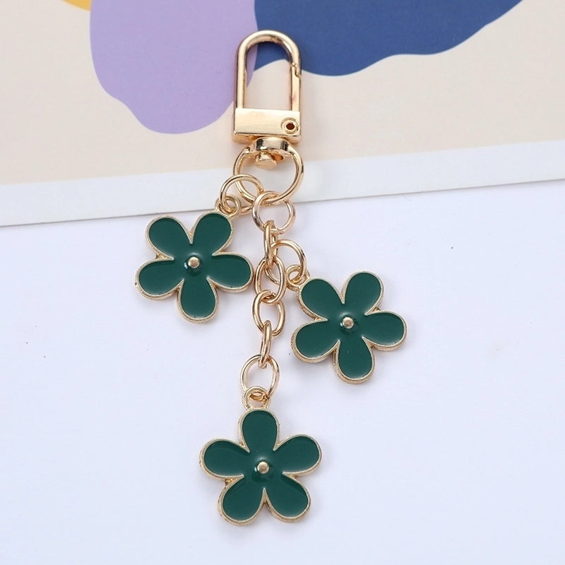 Sweet Flower Alloy Unisex Keychain