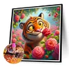 Diamond Painting-DIY Full Round Drill Tiger(40*40CM)