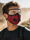 Cycling Face Mask with Active Carbon Filter Dust-Proof Breathable