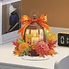 Candle Diamond Dot Painting Ornament DIY Double Sided Acrylic Stand
