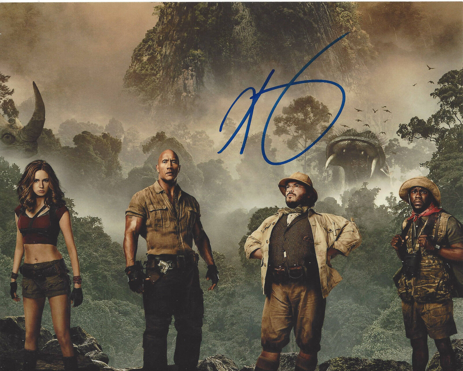 KEVIN HART SIGNED AUTHENTIC 'JUMANJI' 8X10 Photo Poster painting w/COA ACTOR COMEDIAN