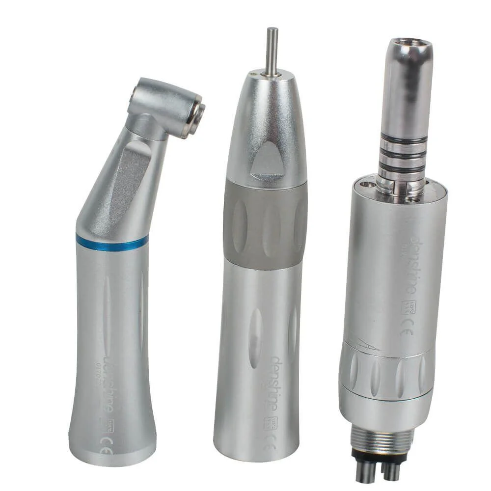 4-Hole Dental Low Speed Inner Water Handpiece Kit Push Button