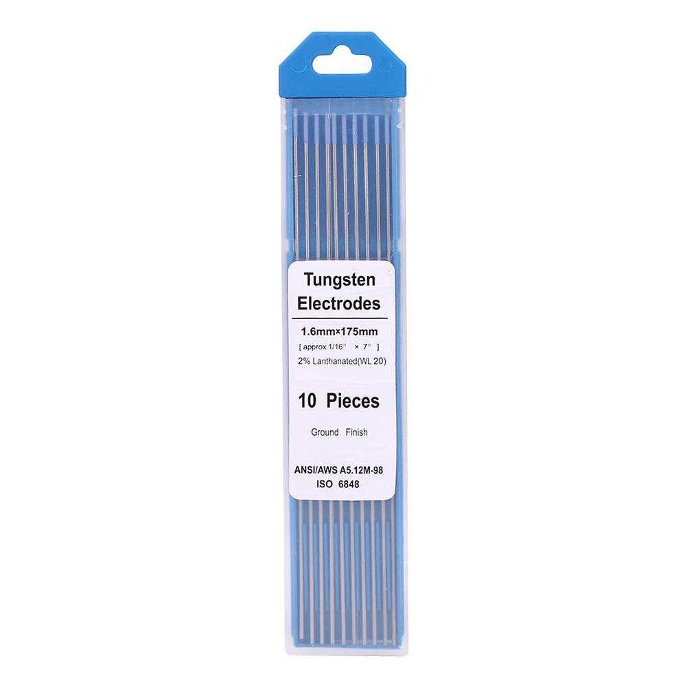 

10pcs/set WL20 Lanthanum Tungsten Electrode Weld Rods for Welding Machine, 501 Original