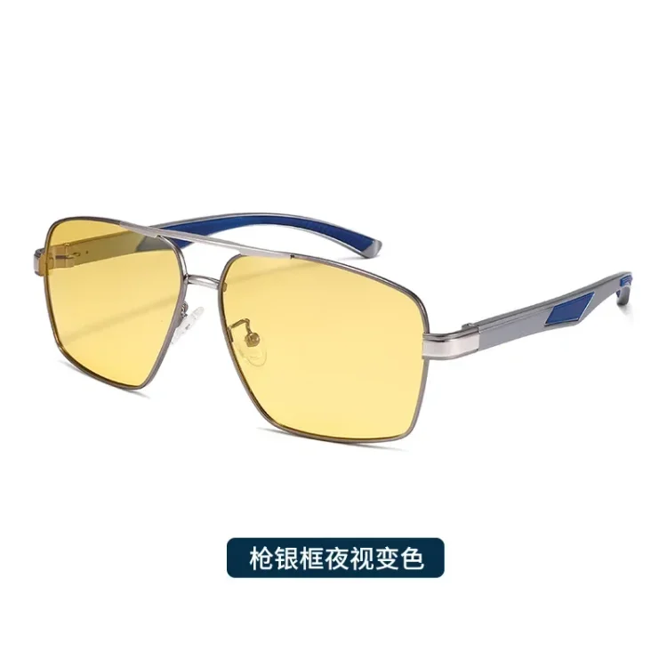 Kasomalang New Adult Night Vision Goggles Photochromic Color Polarized Sunglasses Day and Night Sunglasses Men's Driving Glasses