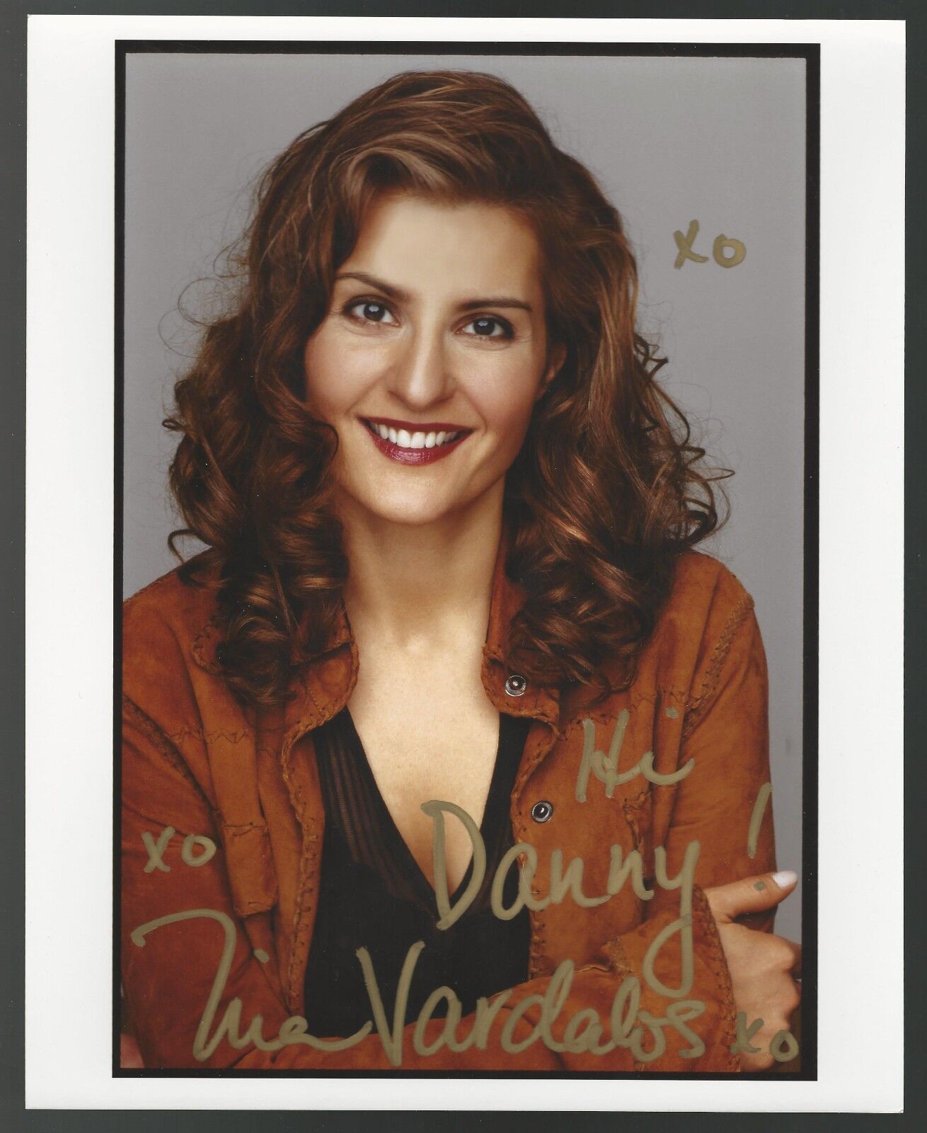 Nia Vardalos Hand Signed Autographed 8x10 Picture Photo Poster painting My Big Fat Greek Wedding