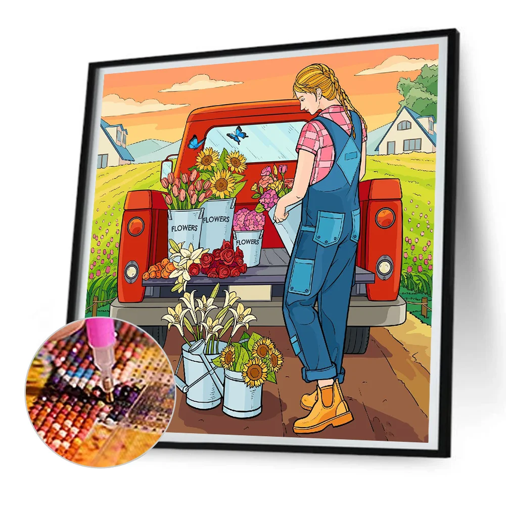 Full Round Diamond Painting 30*30cm - Floats