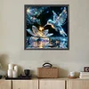 (US Only)Paint By Numbers Kit On Canvas DIY Oil Art Hummingbird Picture Home Decor40x40cm