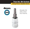 Titan 15604 1/4-Inch Drive x 4mm Hex Bit Socket
