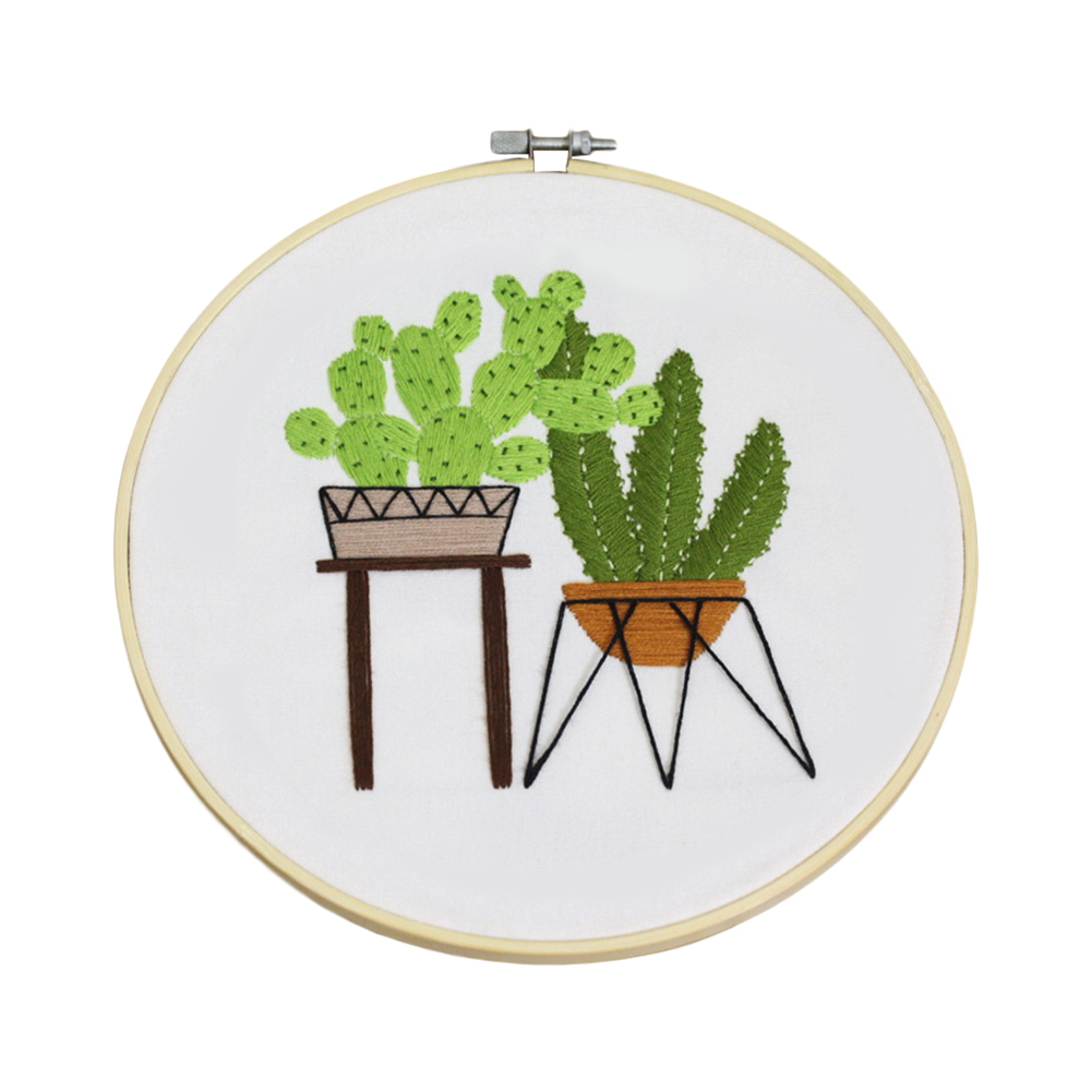 

Cute Plants - Embroidery Cross Stitch - 30*30CM, 501 Original