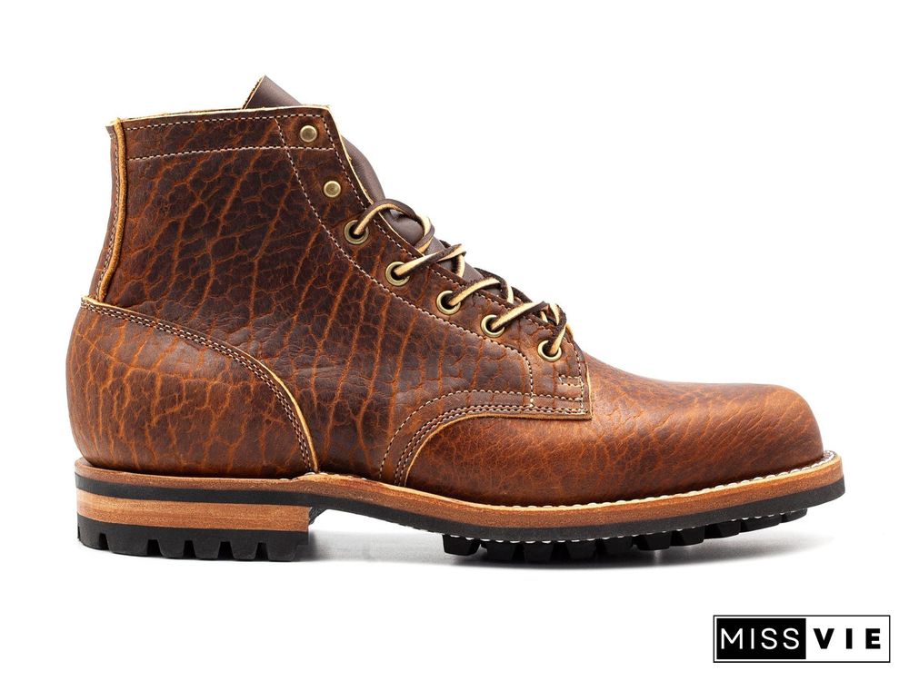 Cow Split Leather Men Boots Comfortable Boots Men Footwear Rubber Ankle Boots Men's Shoes