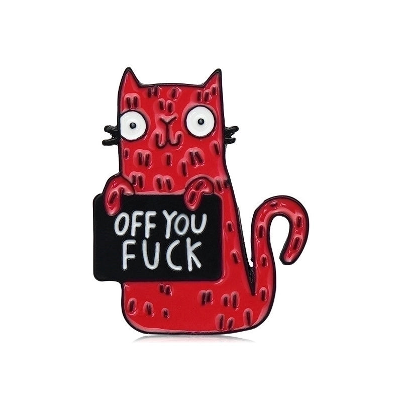 Cartoon Style Cute Cowboy Style Animal Alloy Stoving Varnish Plating Kid’s Unisex Brooches Collar Pin