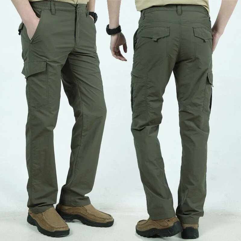 Black Friday Sales New Tactical Pants Men Quick Dry Army Jogger Trousers Men Plus Size 4XL Multi Pocket Military Black Men's Cargo Pants Breathable
