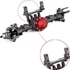 AMK Aluminum Alloy 1/10 RC Crawler AR44 SCX10 II 90047 90046 AX90060 Builders Kit Upgrade (Red Axle Set)