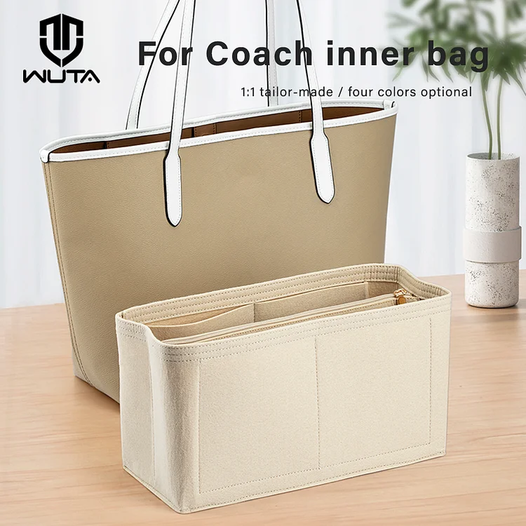 Inner Bags Felt Insert For Coac Makeup Handbag Organizer