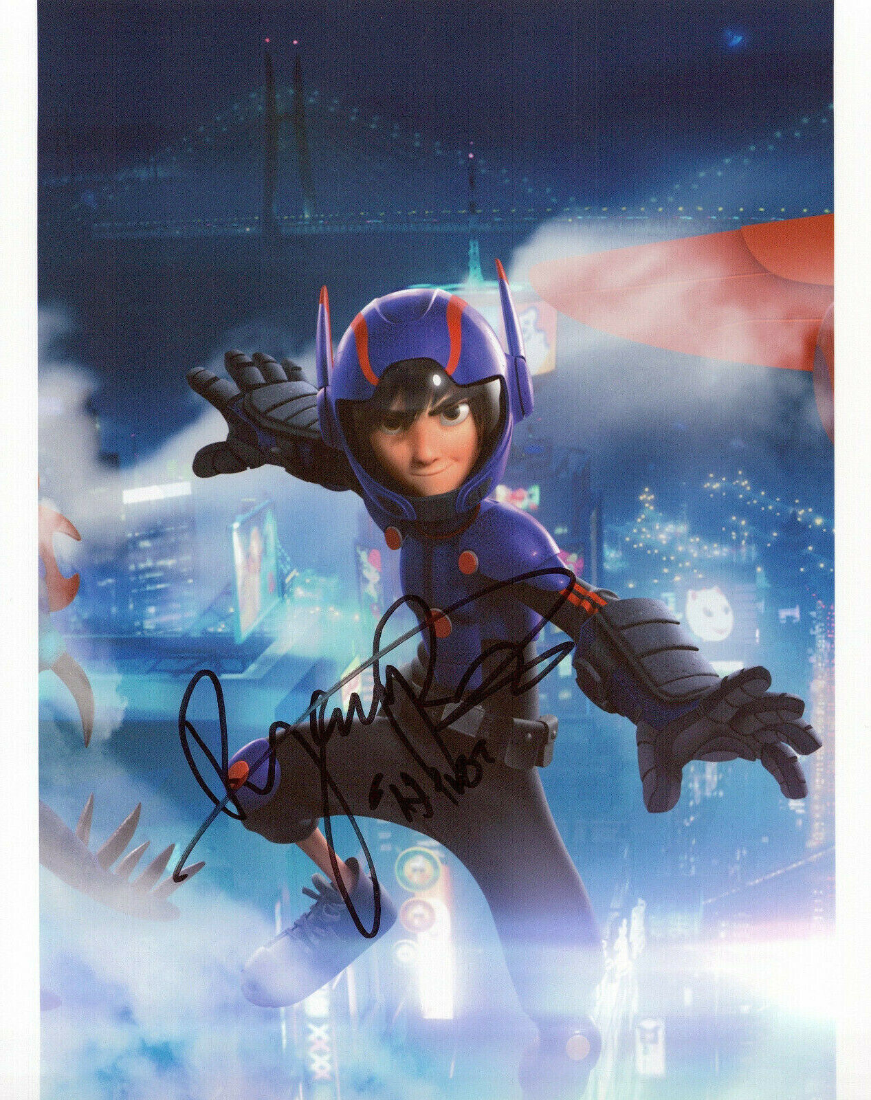 Ryan Potter Big Hero 6 autographed Photo Poster painting signed 8X10 #5 wrote Hiro