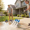3 in 1 Pressures Washer Turbo Nozzle with 1/4 Inch Quick Connection 360 Degree Rotating Tip Turbo Nozzle 4000 PSI for Garden Car Concrete Brick