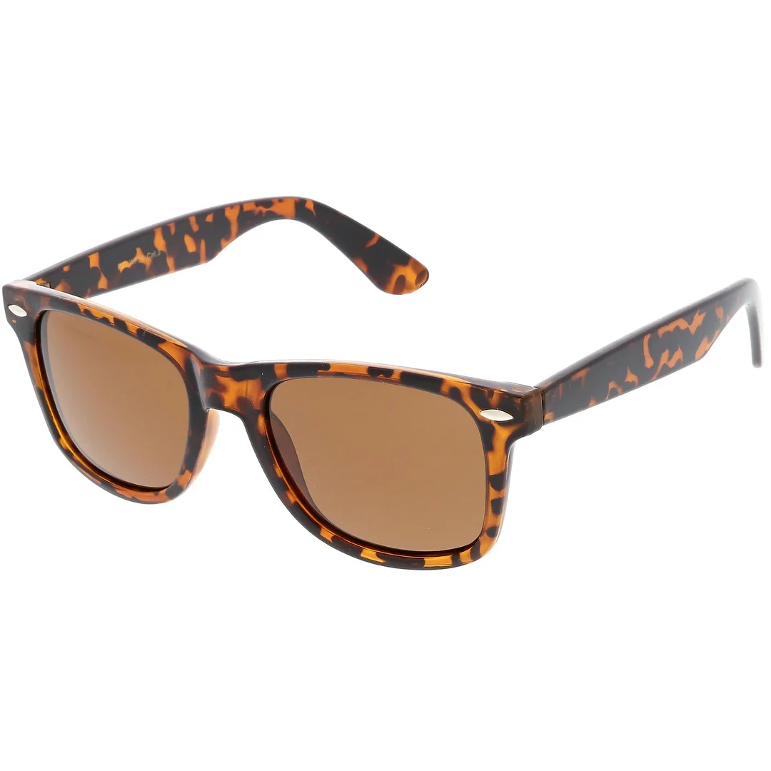 Classic Horn Rimmed glasses Neutral Color Lens 52mm