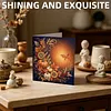 12pcs Autumn Harvest Diamond Art Greeting Cards DIY 12 Pack with Envelopes