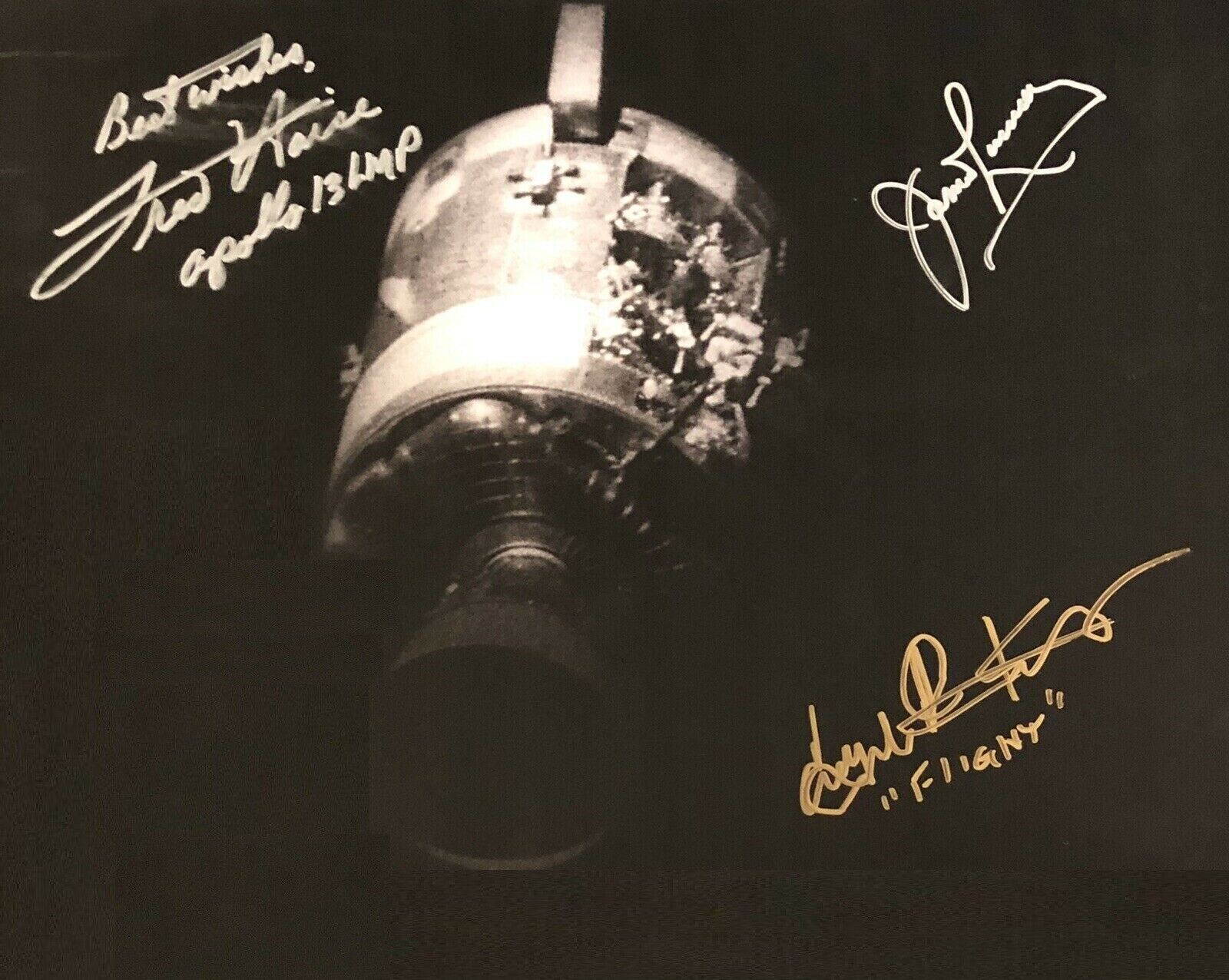 James Lovell Fred Haise Kranz Autographed Signed 8x10 Photo Poster painting (Apollo 13 ) REPRINT