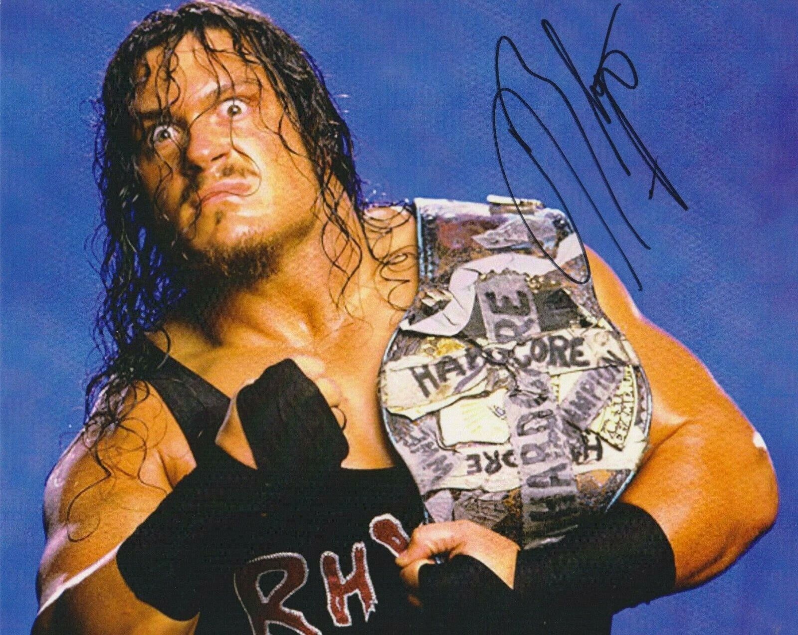 Rhyno Rhino Signed Auto Autographed 8x10 Photo Poster painting ECW WWF TNA ROH Impact w/ COA