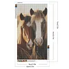 (40*70cm)Horse - Full Round Drill Diamond Painting