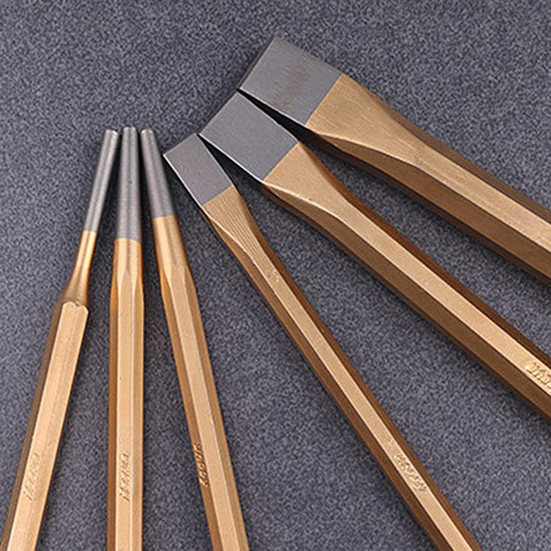 Saker 6-Piece Heavy Duty Cold Chisels Set