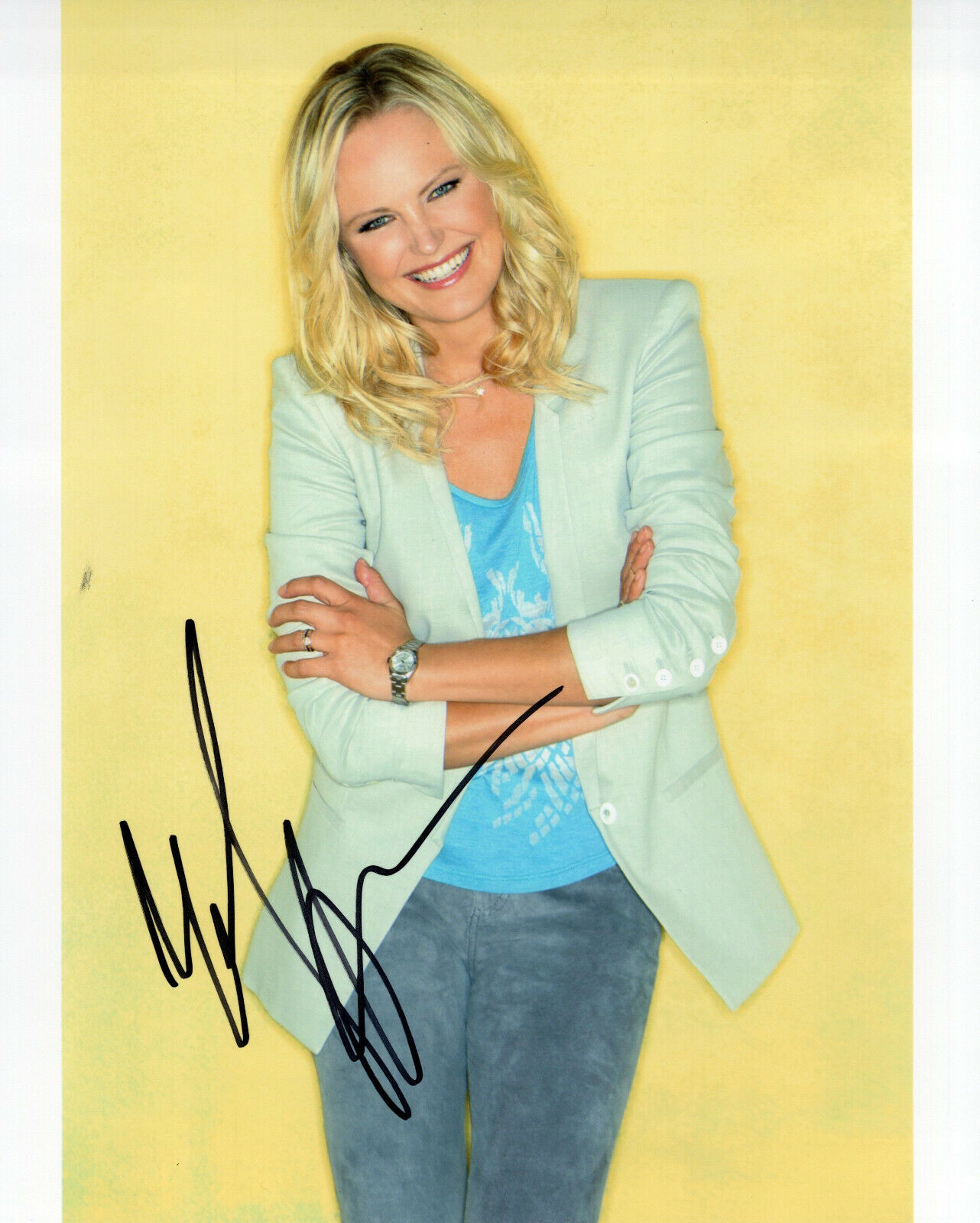 Malin Akerman glamour shot autographed Photo Poster painting signed 8x10 #17