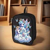 Einhorn schwarzer Rucksack - 5d DIY Basteltasche