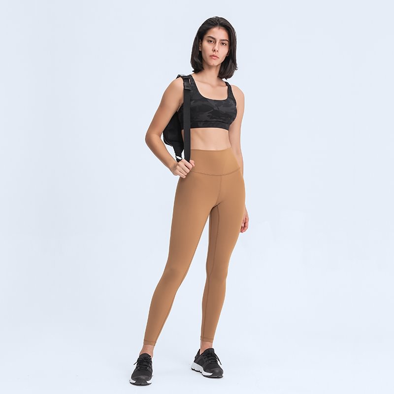 Naked Feel Cross Criss Back High Impact Sanding Sports Yoga Bra