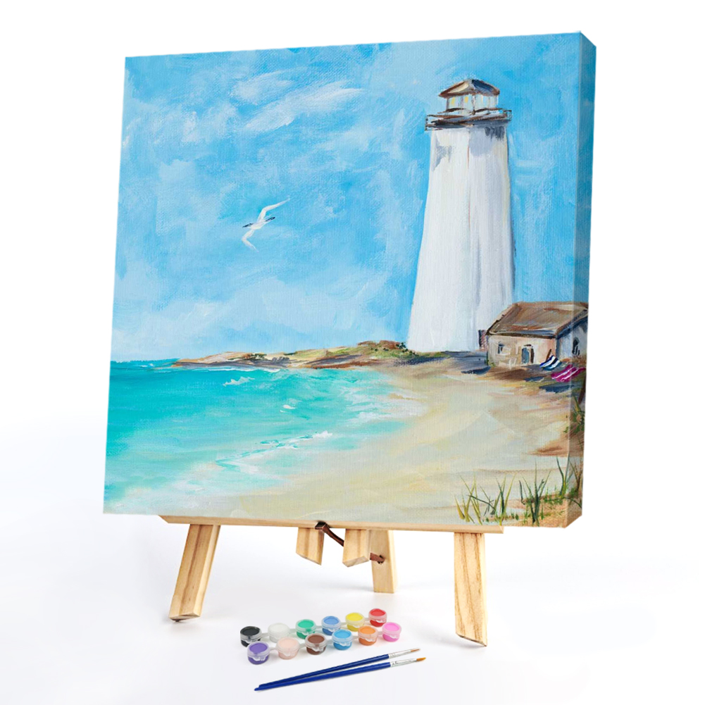 

20*20CM - Paint By Numbers - Lighthouse, 501 Original
