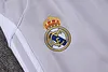 Joyfball 2025/2026 Real Madrid Long Zipped Jacket White Grey Football Jersey 1:1 Thai Quality 