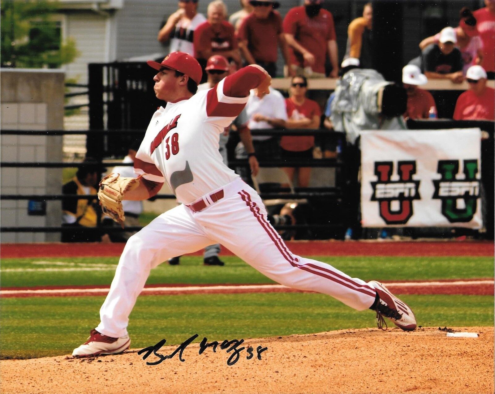 BRENDAN McKAY HAND SIGNED LOUISVILLE CARDINALS 8X10 Photo Poster painting W/COA