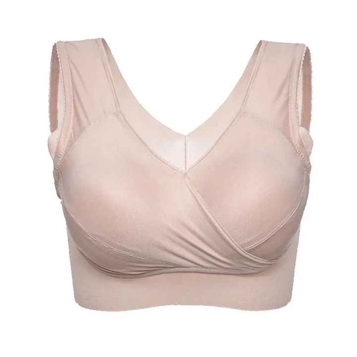 M-8XL Oversized Soft Silk Push Up Bra