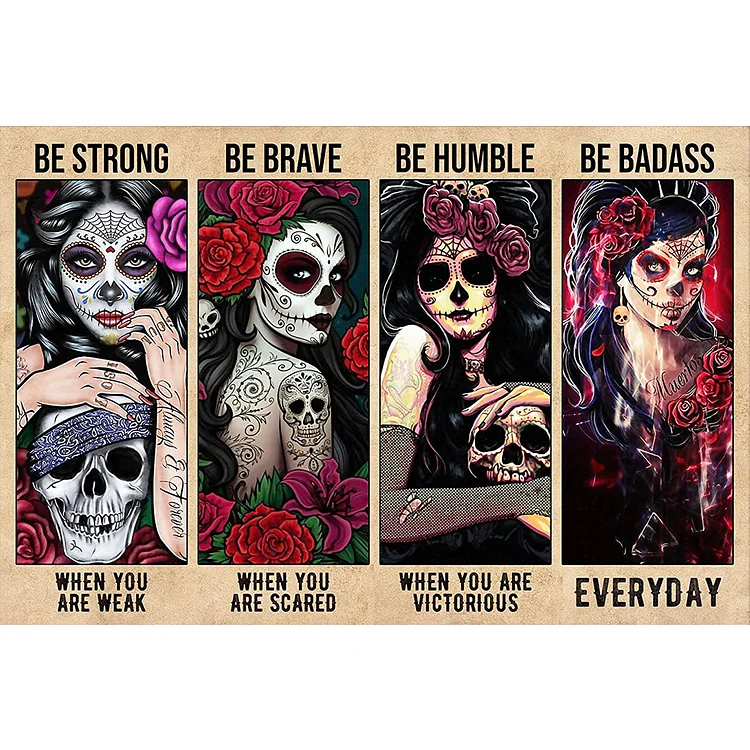 Beauty Skeleton - Painting By Numbers(60*40cm)