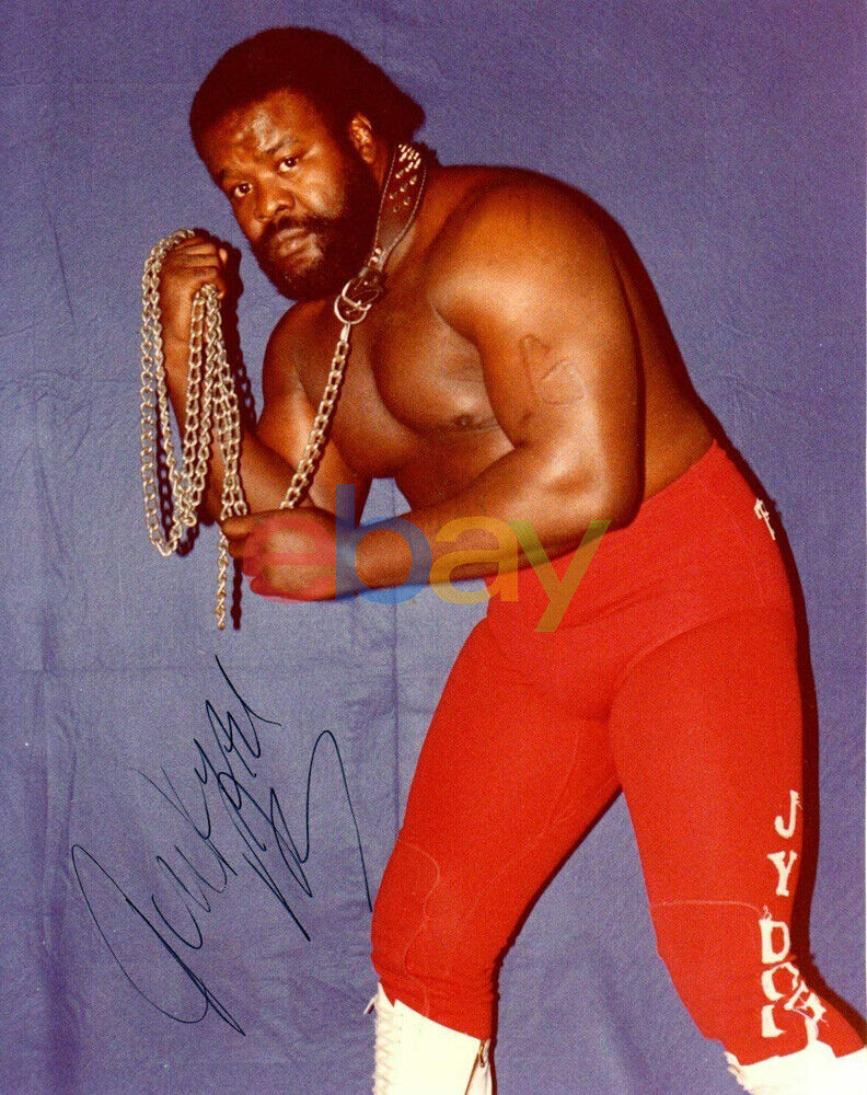 JUNK YARD DOG AUTOGRAPHED-SI<wbr/>GNED 8X10 WWE-WWF Photo Poster painting-Photo Poster paintingGRA<wbr/>PHED reprint